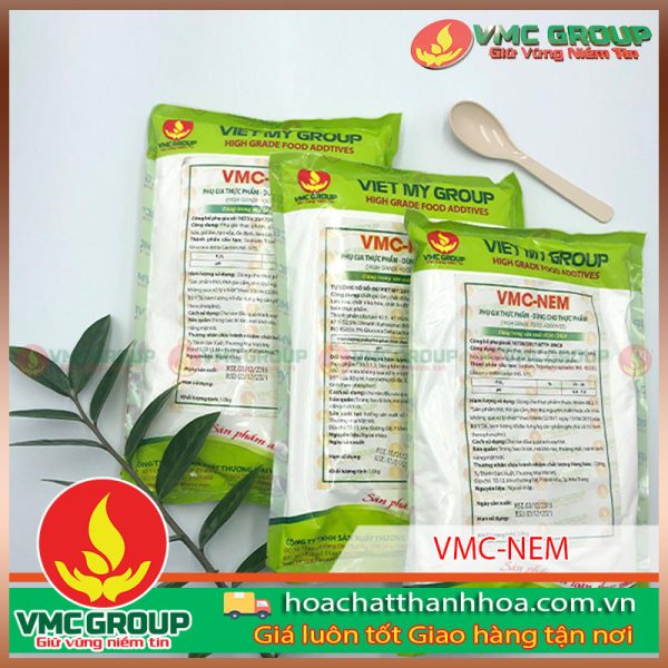 Phụ gia thực phẩm VMC-NEM- TẠO ĐỘ DAI CHO NEM CHUA  Sản phẩm phụ gia thay thế hàn the được cấp phép bởi BYT.