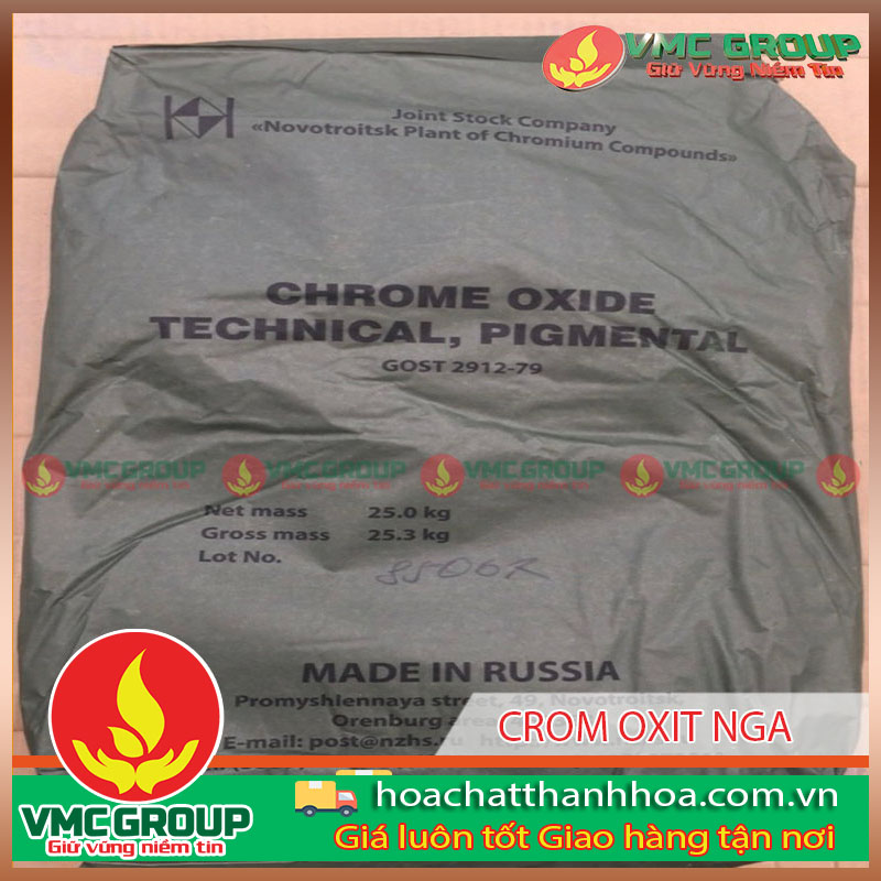 CHROMIUM OXIDE CR2O3 99%, NGA, 25KG/BAO - HCVMTH